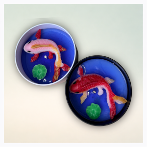 Koi Fish Tin Candle