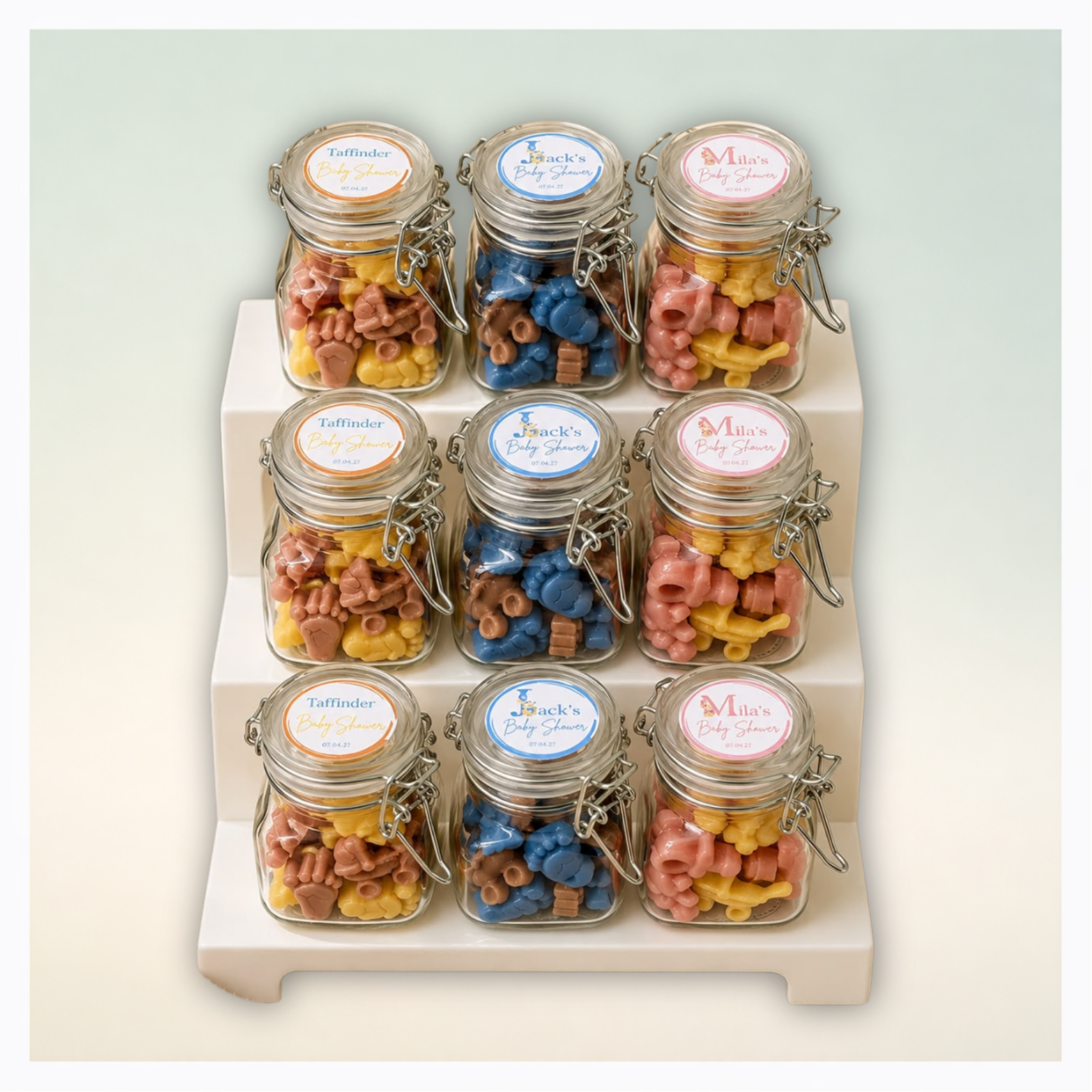 Custom Baby Shower Wax Melt Jar Favors