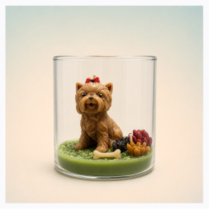 Yorkie Candle