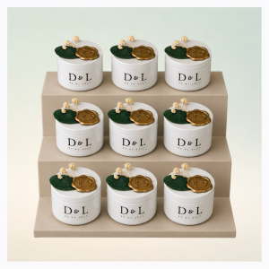Custom Small Tin Candle Favors