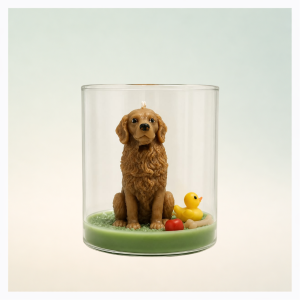 Golden Retriever Candle